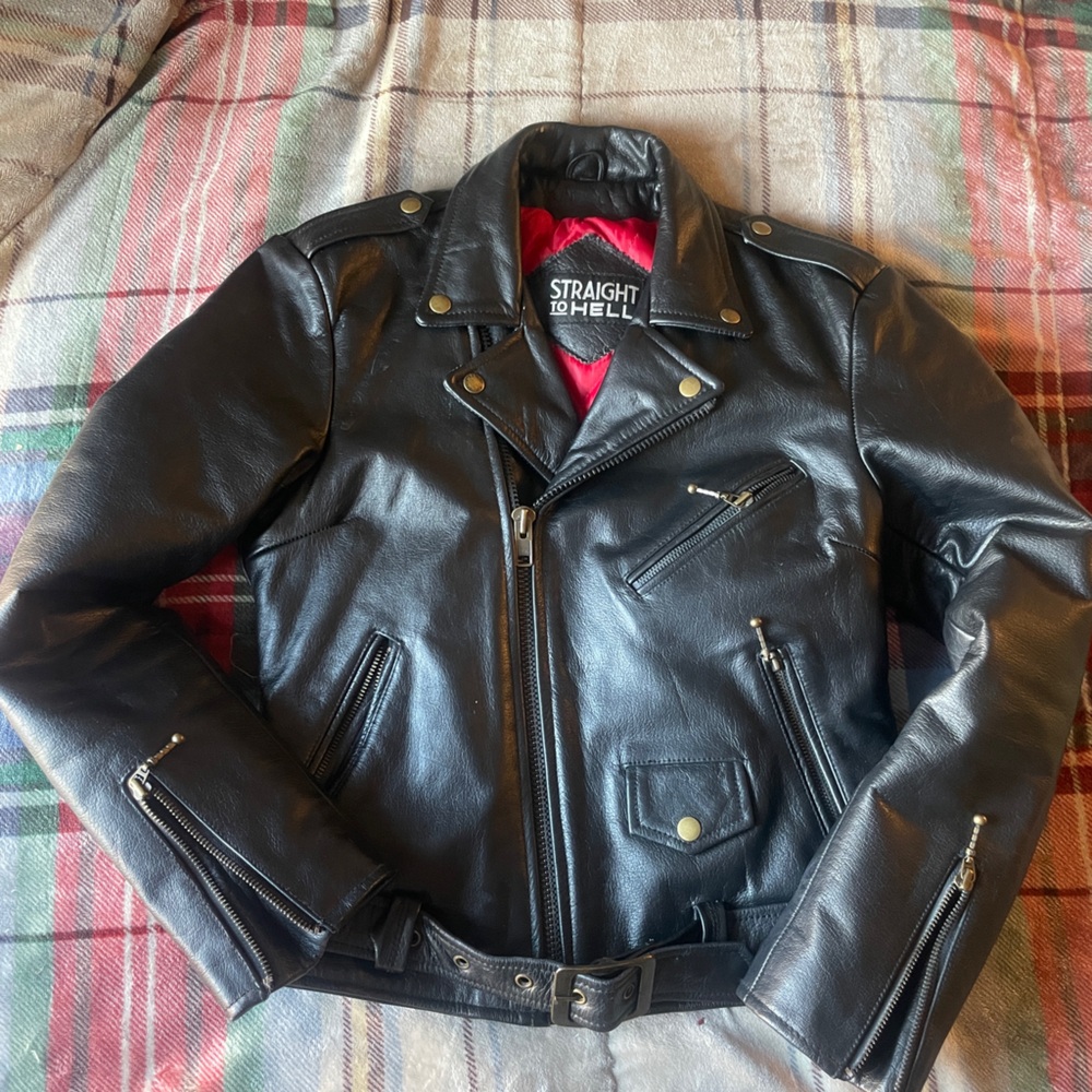 Straight To Hell Women’s Leather Commando Jacket